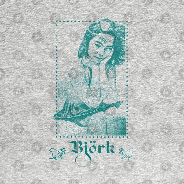 Björk / Vintage Style Aesthetic Fan Art Design by DankFutura